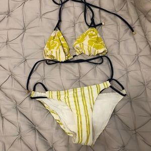 Tory Burch size small triangle bikini